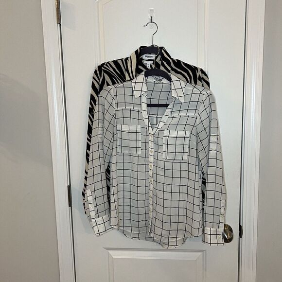 Express Portofino Blouse XS LOT OF 2 - Picture 1 of 8
